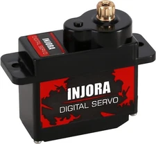 RC Servo 12g Digital V2 Servo with Metal Mount and 15T Arm for AX24 Axial SCX...