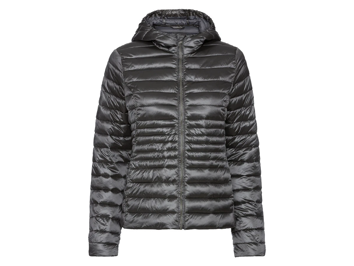 Doudoune Femme Gris Clair - Taille S/M (38/40) - Neuf Avec Étiquettes - 100% Polyester