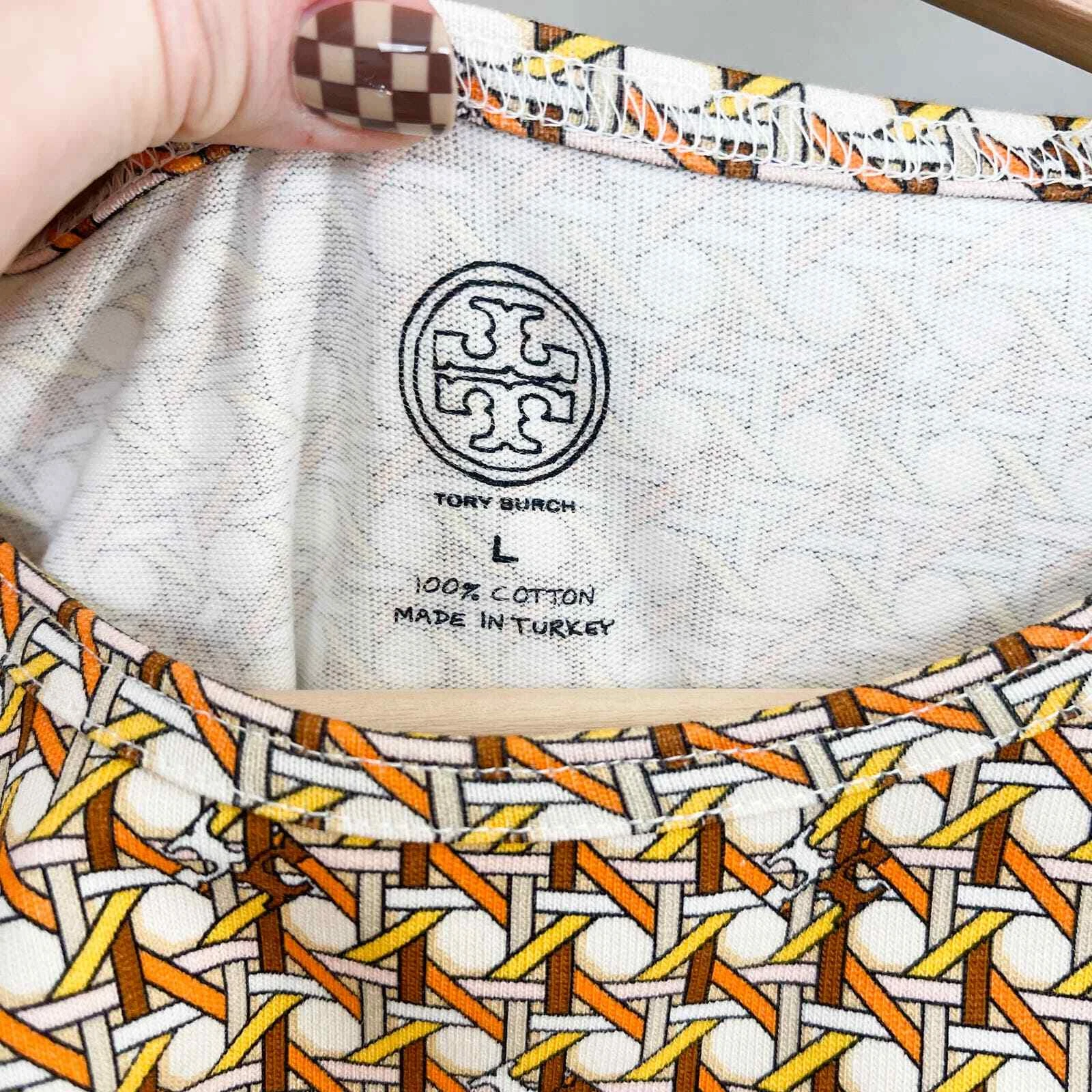 Abito T shirt Tory Burch Basket Weave