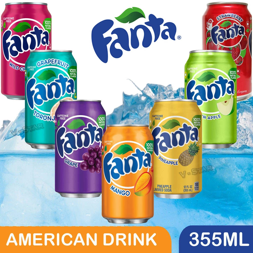 Газированный напиток Fanta GE / Фанта апельсин (Грузия) стекло, 0.33 л (15 штук)