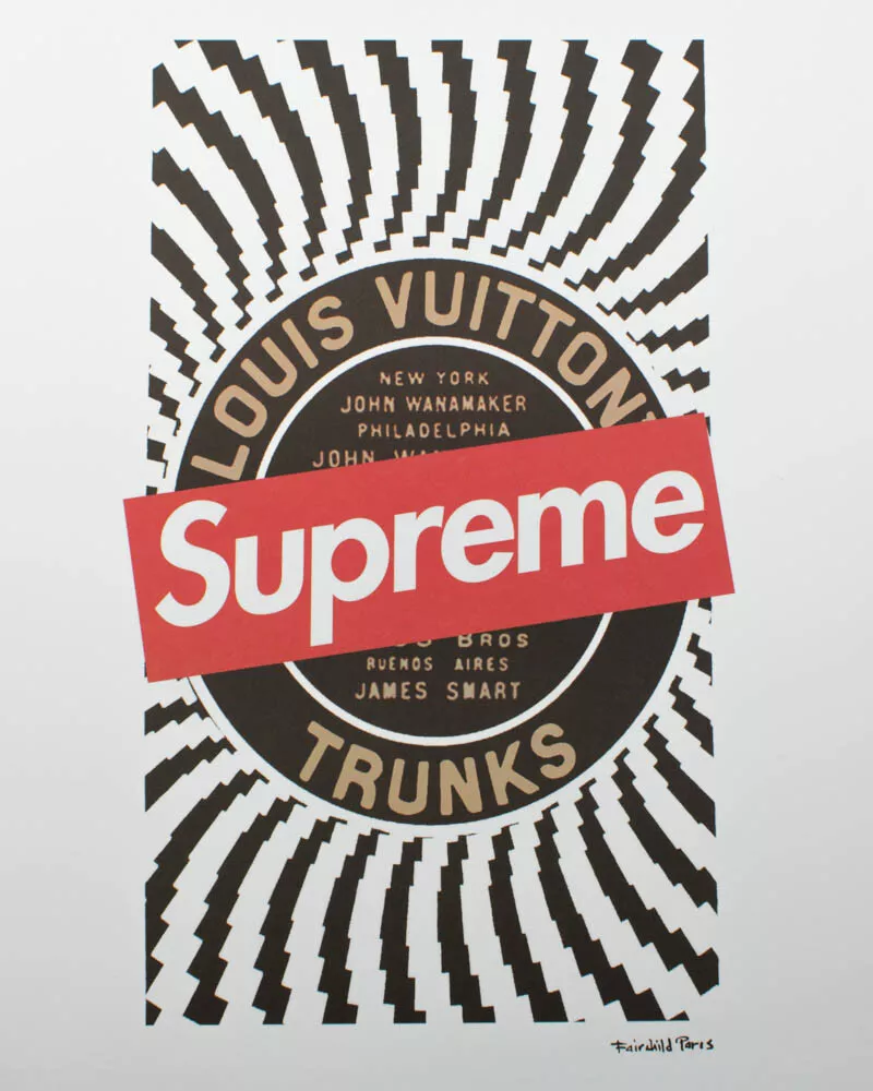 Fairchild Paris Louis Vuitton Supreme Wall Art Print