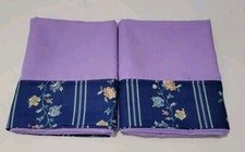 2 Lilac Blue Pillowcases Custom Made 20 X 33. Queen
