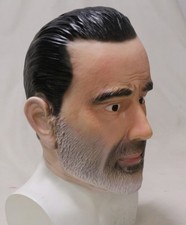 Masque De Negan En Latex Complet Tête Zombie Mort Réaliste Costume Halloween