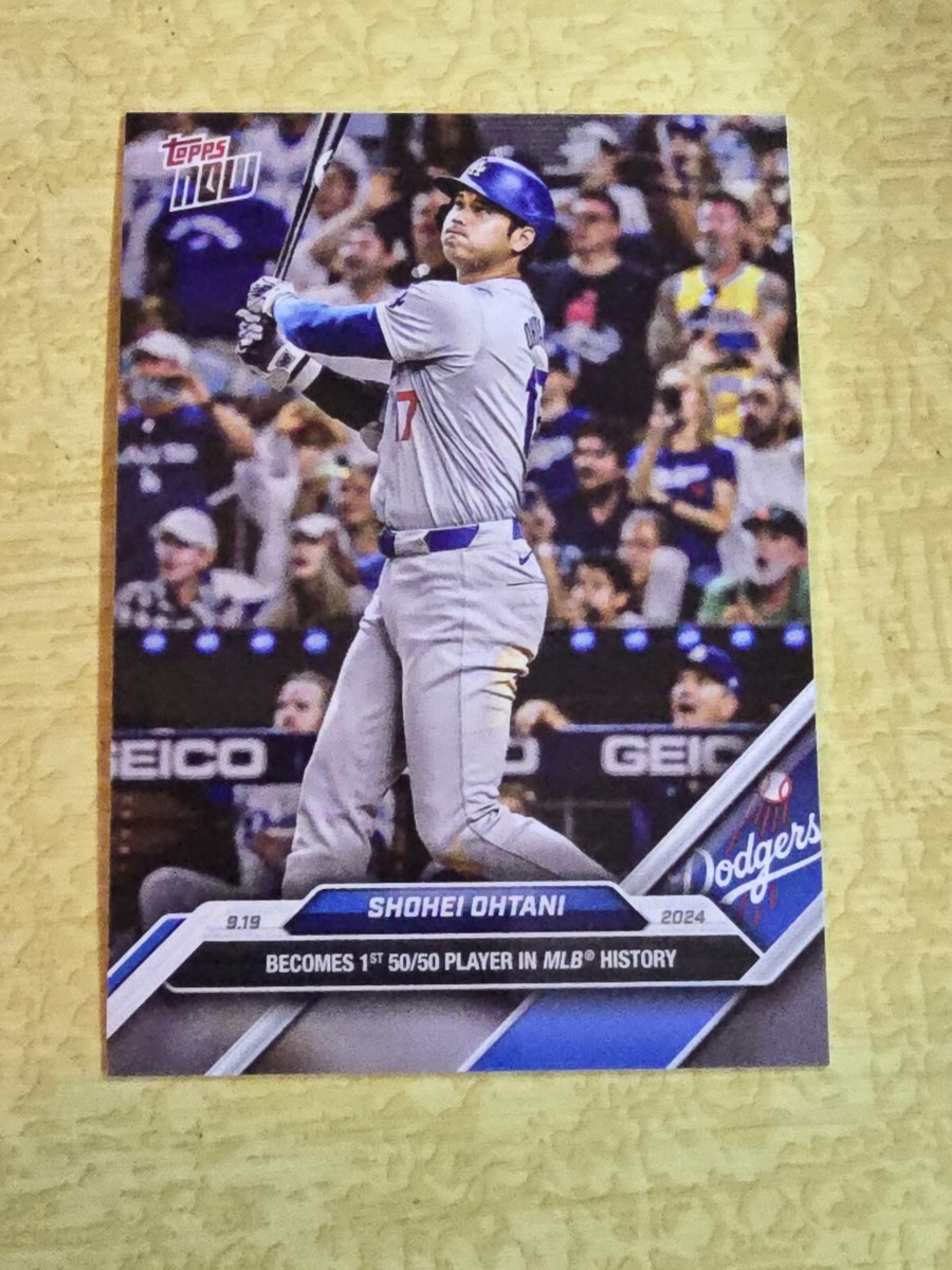 2024 Topps Now SHOHEI OHTANI #722 - 50/50 Club - Los Angeles 