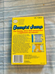 Nintendo NES BUMP 'N' JUMP 1988 Complete W/ Manual