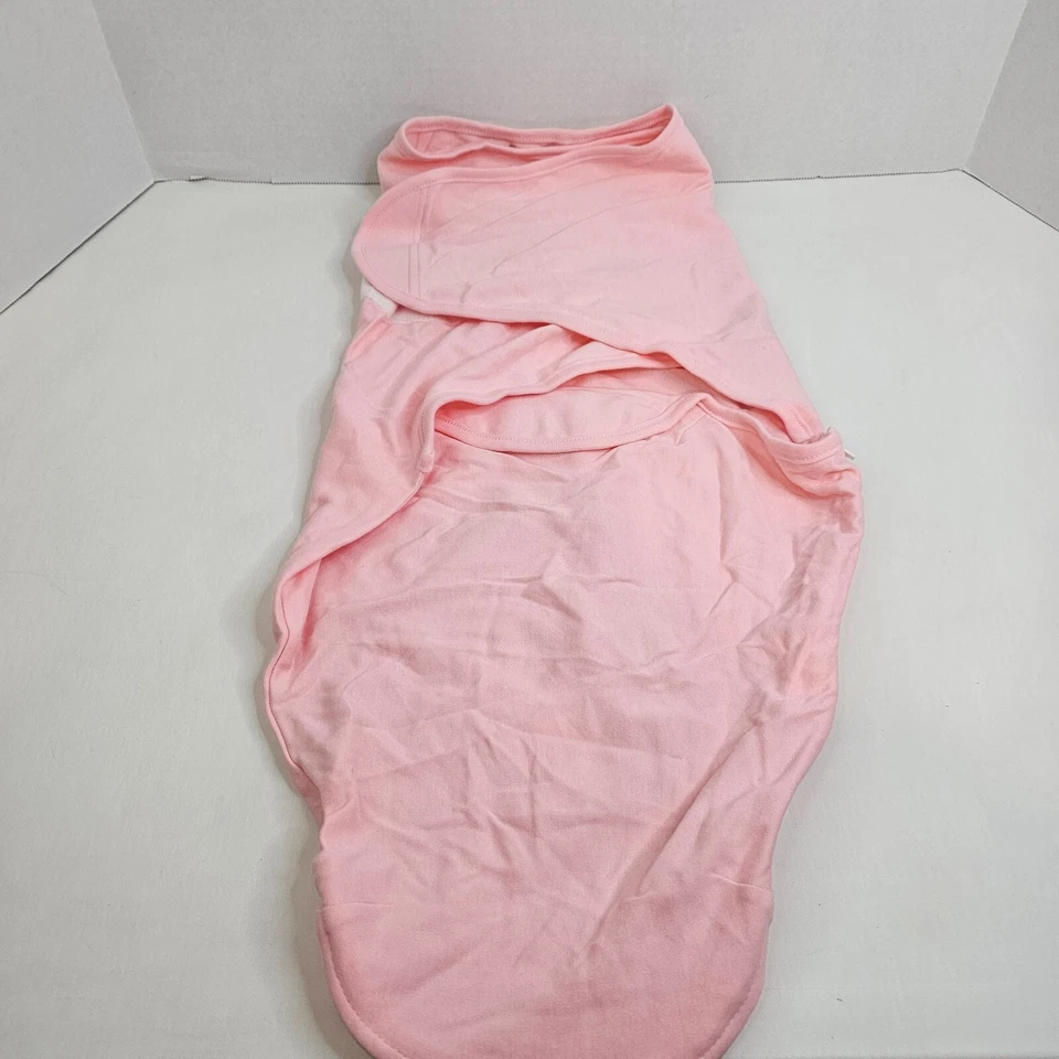 Aden + Anais Essential 包裹式襁褓拉链底部可穿戴粉色尺寸 4-6 个月 (2) — 第 2/4 张图片