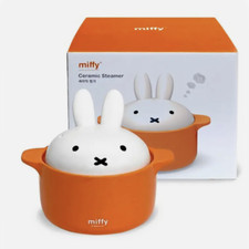 Miffy X Bo Cuisine Ceramic Steamer, Potbelly Stew Pot 420ml, Orange color