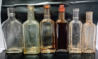 Antique Medicine Bottles 6 Unique Bottles