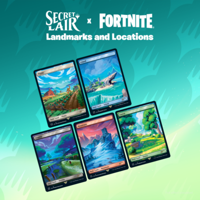 MTG Secret Lair x Fortnite Landmarks and Locations Non-Foil