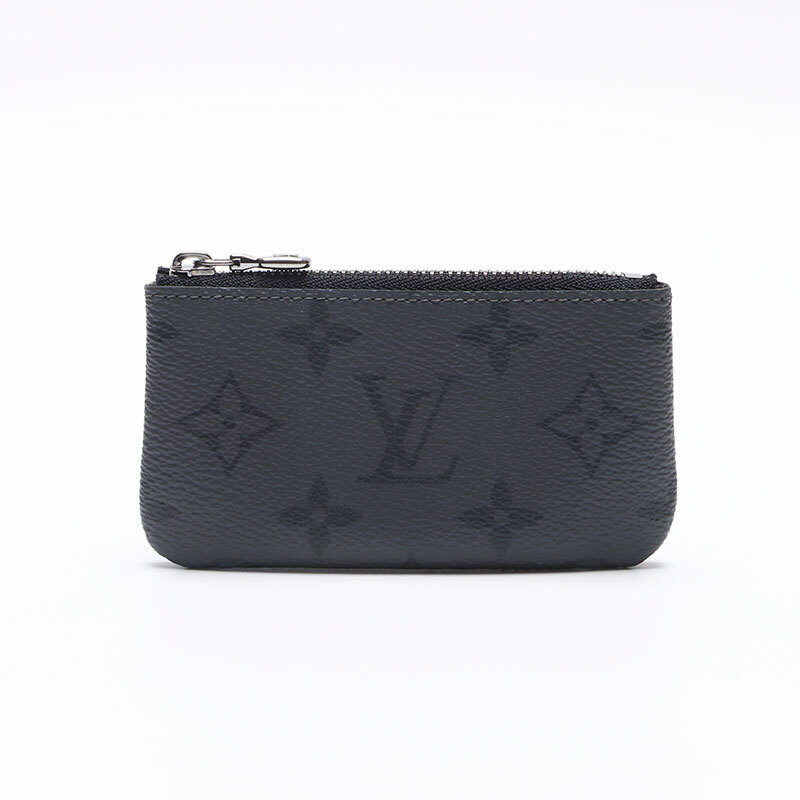 LOUIS VUITTON 2024 Monogram Pochette Cle Key holder black