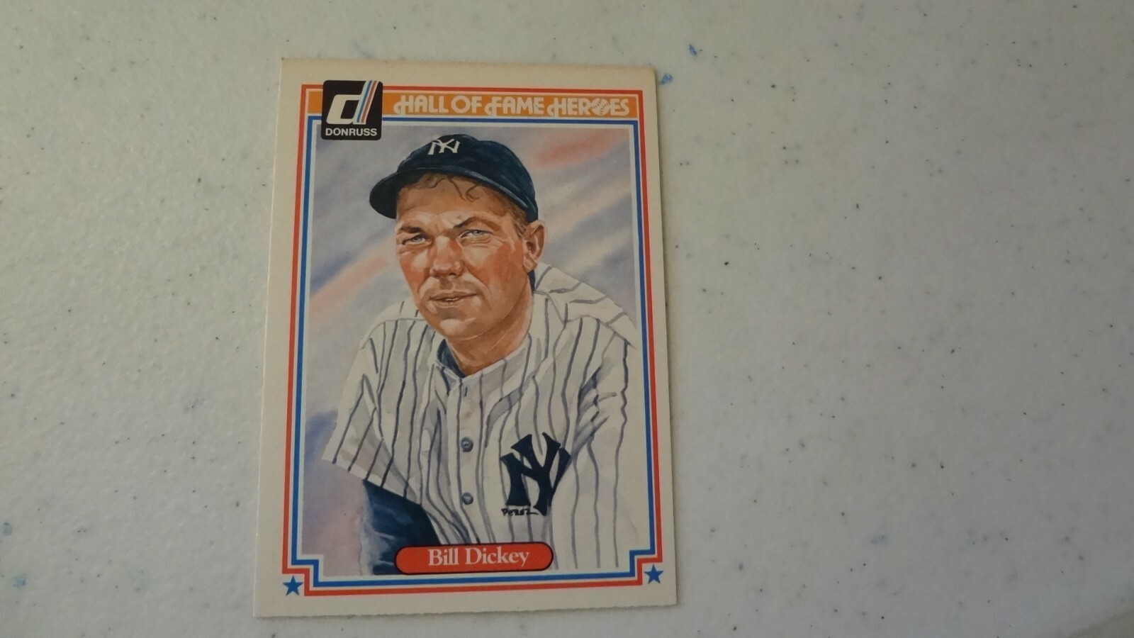 1983 DONRUSS HALL OF FAME HEROES # 26 BILL DICKEY     BASEBALL CARD