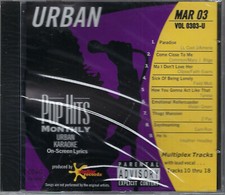 Stellar Records - POP HITS MONTHLY URBAN KARAOKE - URBAN MAR 03 - CDG NewSealed