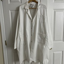 Doctor James Lab Coat Unisex Classic Fit Professional White Size 3XL