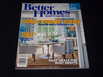 2015 MARCH BETTER HOMES & GARDENS MAGAZINE - COLOR MADE EASY COVER - E 2749