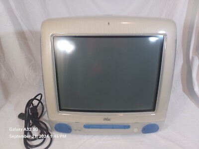 Vintage Apple iMac G3 Blue M5521 All In One Computer PC Mac Vintage Apple iMac G3 Blue M5521 All In One Computer PC Mac