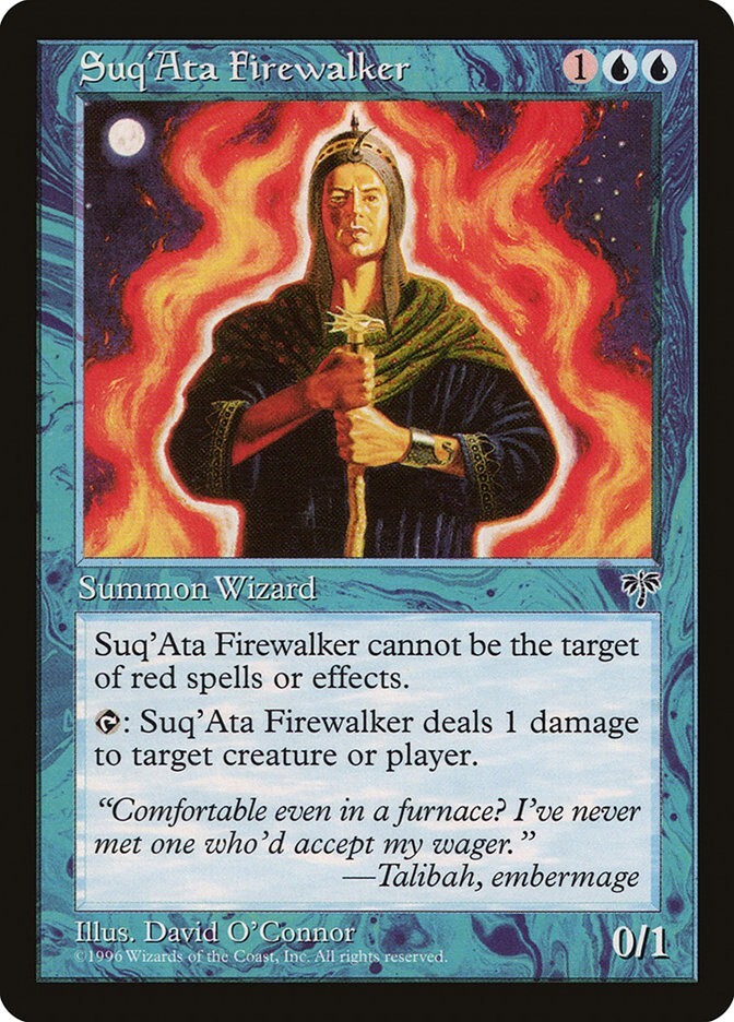 Mirage Suq'Ata Firewalker MTG Magic the Gathering NM