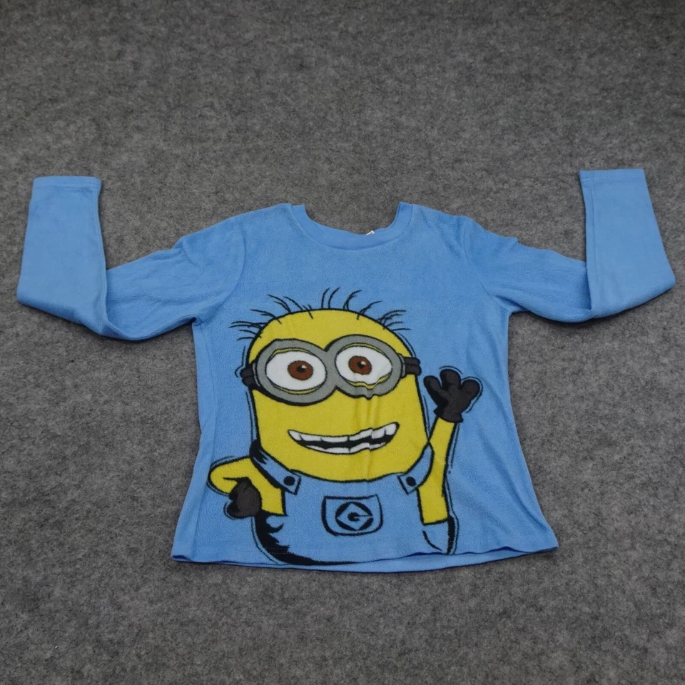 Pijama pulóver de lana mediano vintage Minions para niños manga larga años 2000 Foto 2 de 4
