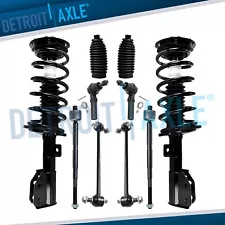 Front Struts & Spring Tie Rod Ends Sway Bars Boots for 2010 - 2017 Chevy Equinox