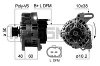 Messmer Lichtmaschine Generator 70A 14V FüR VW Polo 1.4 16V 1.0 60