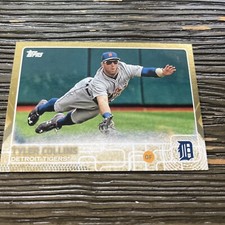 2015 Topps Update Tyler Collins Gold Parallel  #US180 875/2015 Tigers