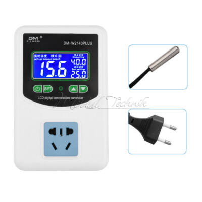 DM-W2140Plus AC110-220V 3500W 16A Intelligent Digital Thermostat Outlet Socket