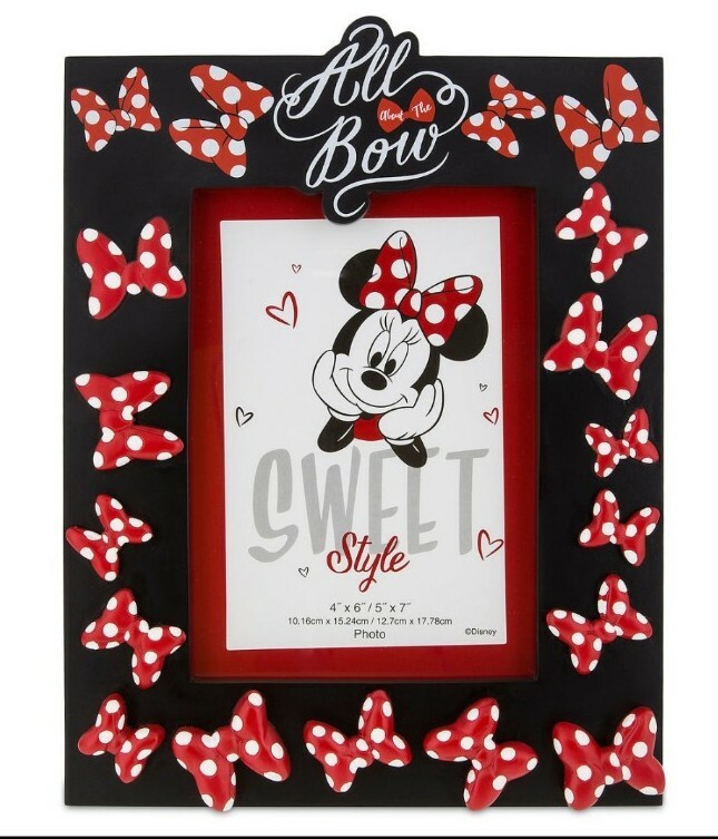写真たて　Disney Parks Minnie Bow Frame Disney Parks Minnie Mouse All About the Bow Picture Photo Frame