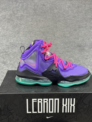 Nike LeBron 19 Sneakers Mens 8.5 Basketball Shoes DS Purple Athletic CZ0203-500 | eBay