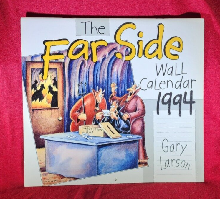 Vintage 1994 The Far Side Wall Calendar - Gary Larson | eBay