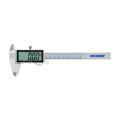 Kincrome 150mm Digital Vernier Caliper – Metric & Imperial, LCD, Thumb Roller