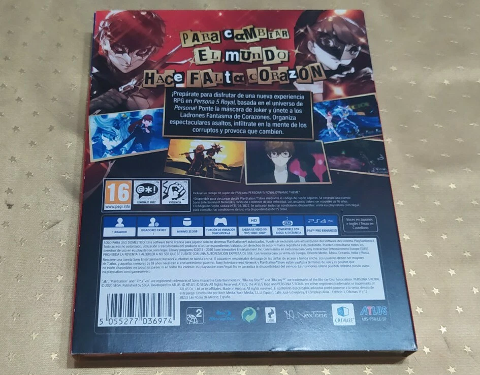 PERSONA 5 ROYAL STEELBOOK EDITION - PLAYSTATION 4 PS4 PLAYSTATION 4 - PAL ESPAÑA, foto 2 de 5