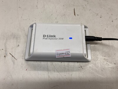 D-Link DPE-301GI Gigabit PoE+ Injector 30 Watts 802.3af/at 100m with power cord