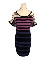 New Ann Taylor Loft Sweater Dress Women’s XS Striped Short Sleeve