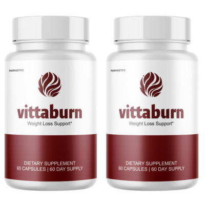 Vittaburn Capsule Healthy Formula   Vitta burn Healthy Supplement - 2 Bottles