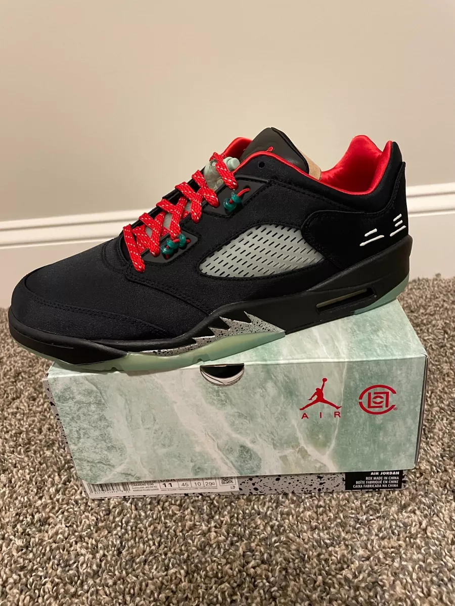 Air Jordan 5 Low x Clot Retro SP Anthracite “Jade” DM4640-036 Size 11