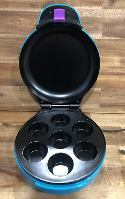 Muffin Cupcake Maker ZZ CM170 Electric Fun 7 Mini Cupcake Maker Teal 900W