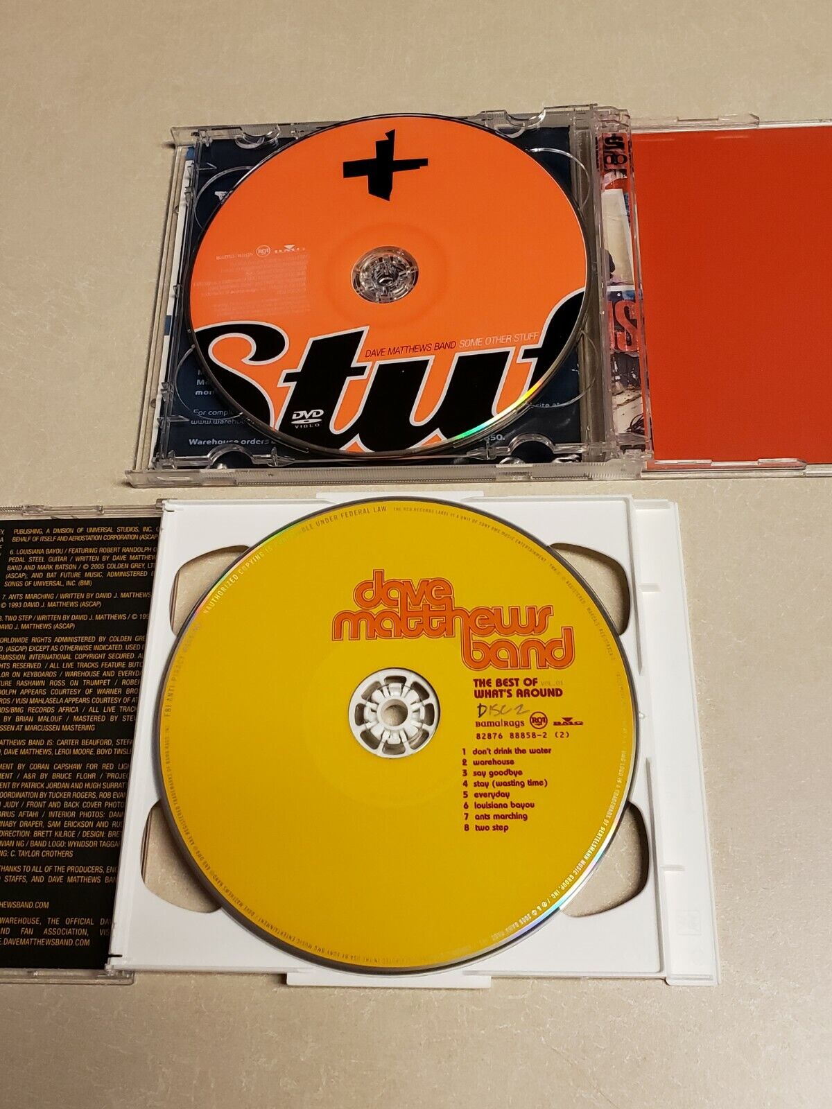 3 CD + 1 DVD LOT/ Dave Matthews Band-Busted Stuff + TBOWA Vol. 1