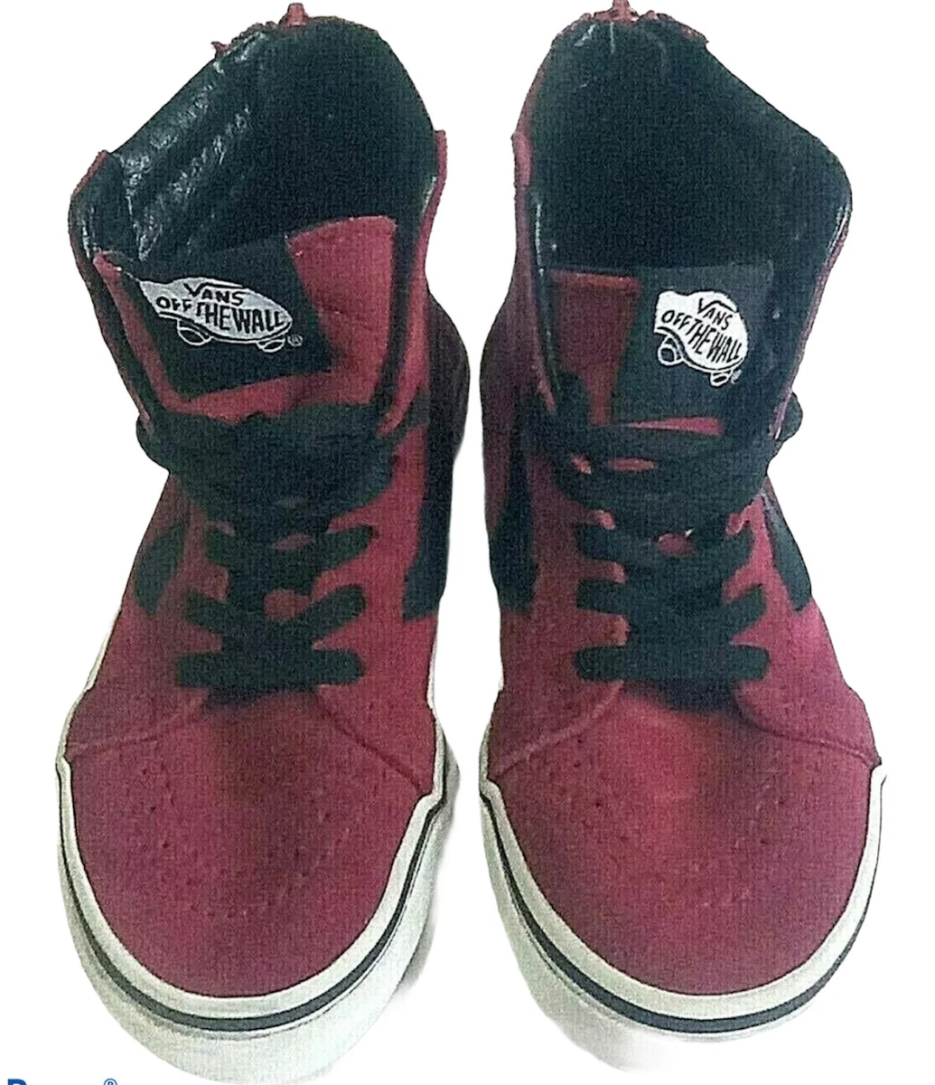 Kids Vans Shoes Size 13 Skateboard Red Style 721454 Vans Off The