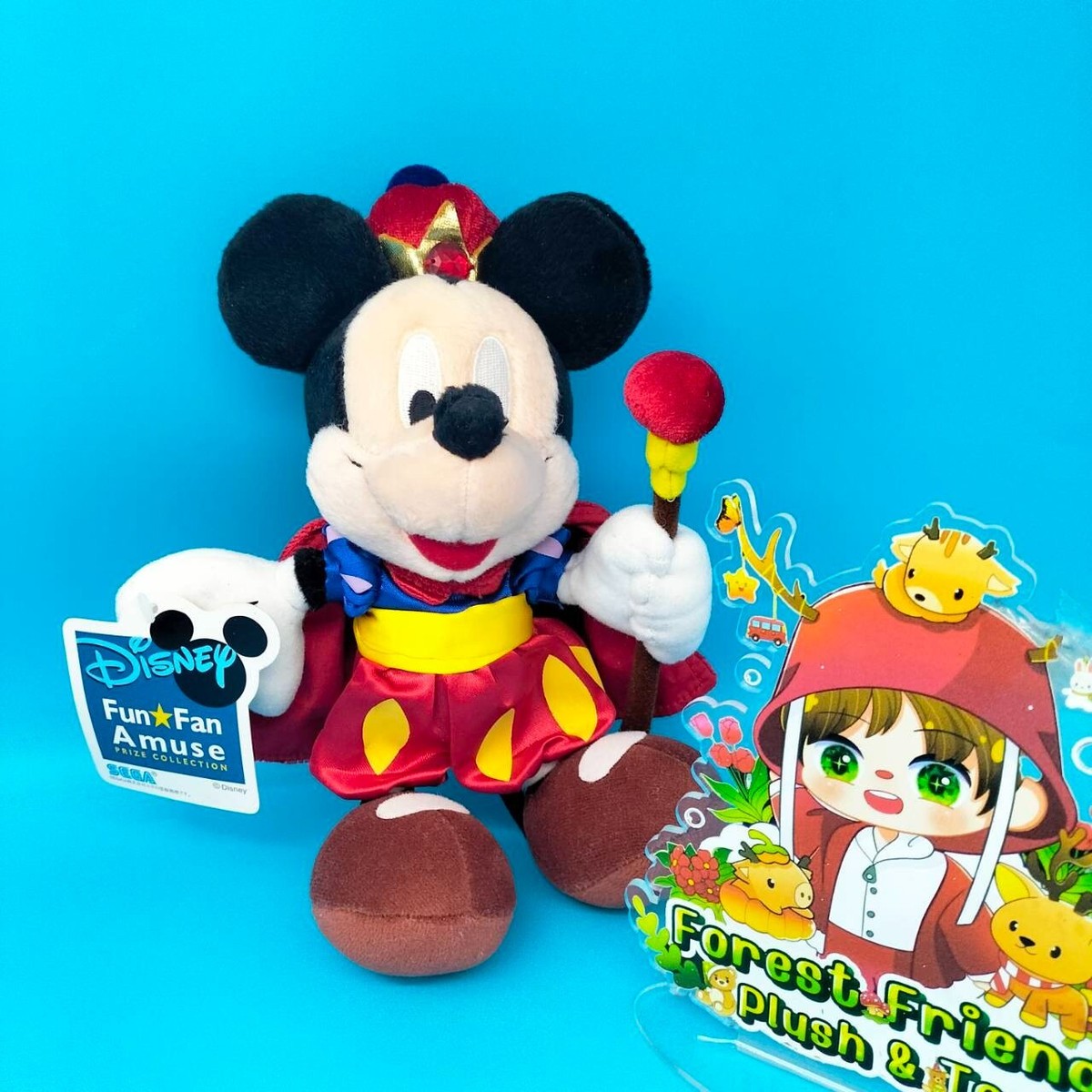 当時物　レトロ　Disney Fun Fan Amuse ぬいぐるみ まとめ売り Original Disney Fun Fan Amuse Mickey Mouse Magician KING Plush