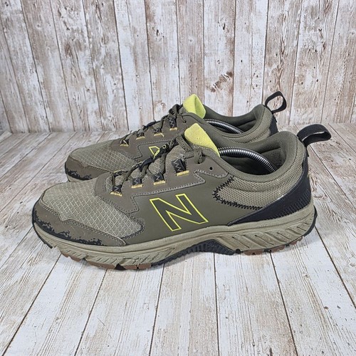 New Balance 510v5 Trail Running Shoes All Terrain Comfort Olive Green 13 - Foto 2 di 8