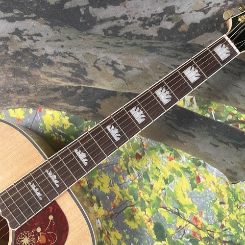 Guitarra Eléctrica Acústica SJ200 Tiger Line Cuerpo Trasero con Ecualizador 301 Envío Gratis - Imagen 8 de 10