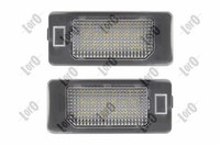 Abakus Kennzeichenleuchte Beidseitig U.A. FüR Seat, Skoda, Vw