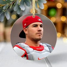 J.T. Realmuto Christmas Ornament - Celebrity Ornament Gifts for Fans