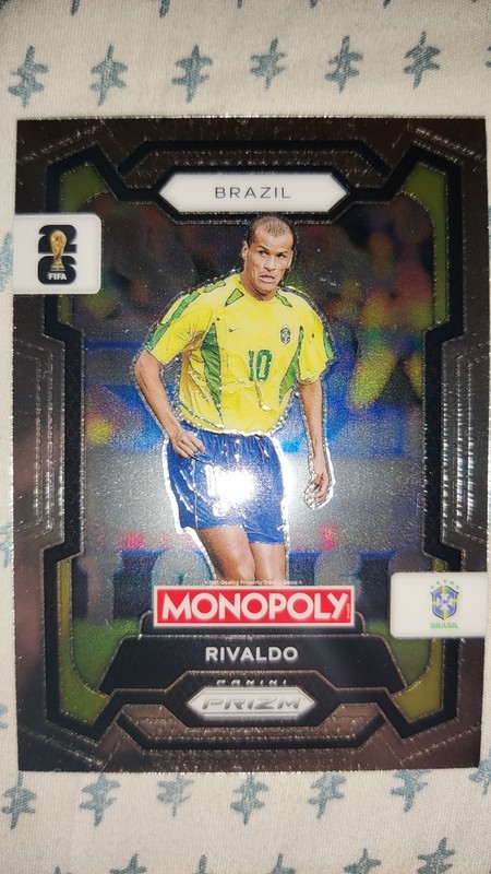 2026 Panini Prizm Monopoly World Cup Rivaldo #21 Brazil Base Card NM