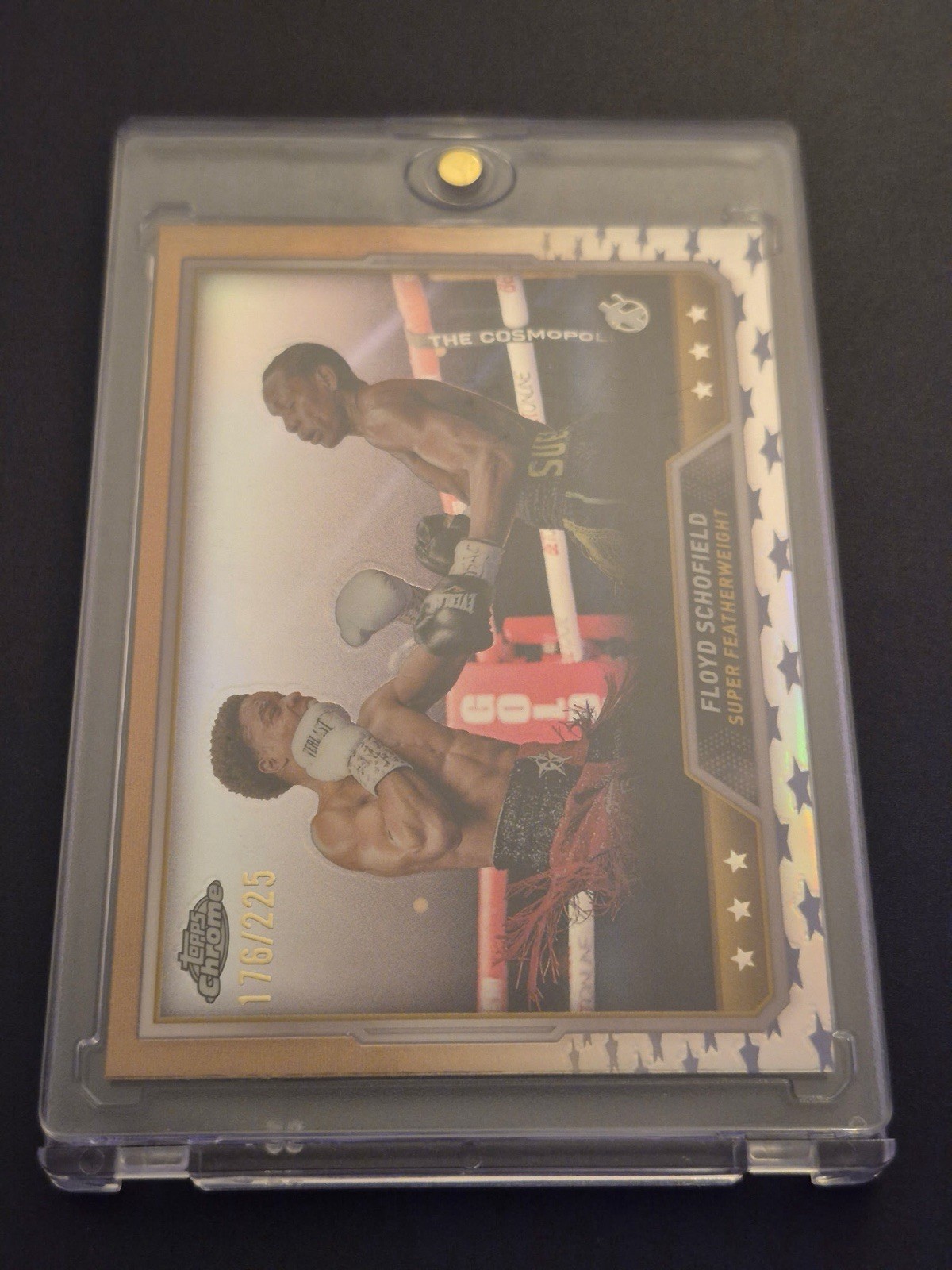 2024 Topps Chrome Boxing Floyd Schofield Bronze Refractor 176/225 #97 Kid Austin