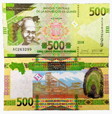 MINT Guinea 500 Francs 2018-2019 Banknote World Paper Money UNC Bill Note