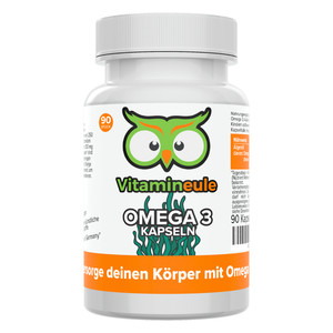 Omega 3 Kapseln - DHA & EPA -  vegan - hochdosiert - Vitamineule