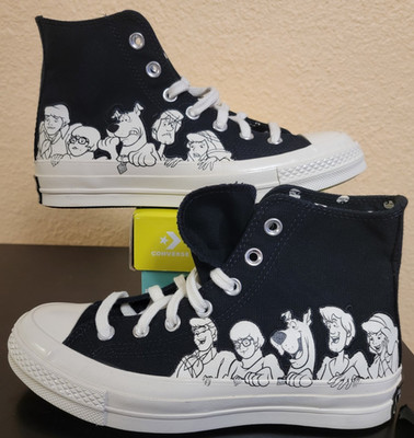 Converse Chuck 70 Scooby-Doo Mystery Gang Hi Unisex M5 W7 Black 169082C NIB