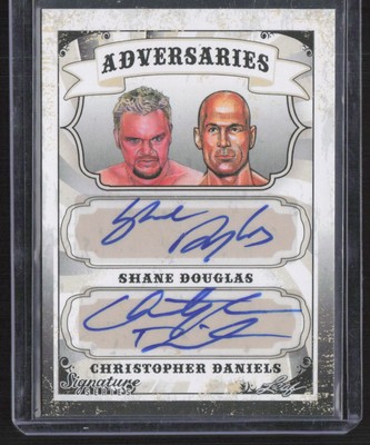 2016 Leaf Adversaries Auto #ADV-09 Shane Douglas / Christopher Daniels