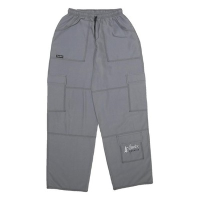 LP LIMITS Herren Cargo-Hose Regular Fit Grau W20 L32 Kordelzug