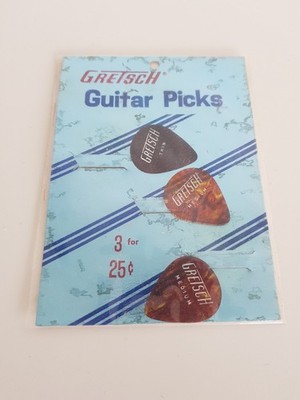 Gretsch Gitarre picks Plektren vintage